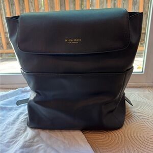 Mina Baie Black Baby Bag